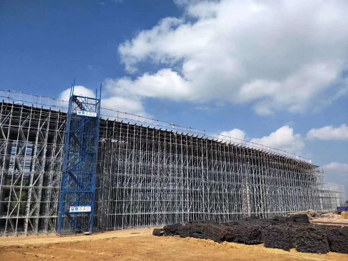 盤扣腳手架搭建周期短，經(jīng)濟效益好！